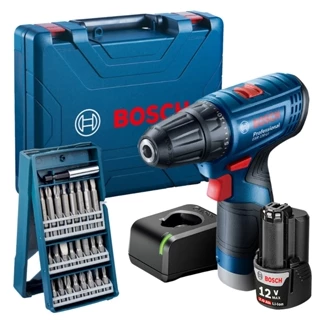 Furadeira GSR 120-LI Bosch com Bits e Bateria Parafusadeira