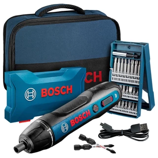 Parafusadeira Bosch GO com Kit de Bits e Bolsa