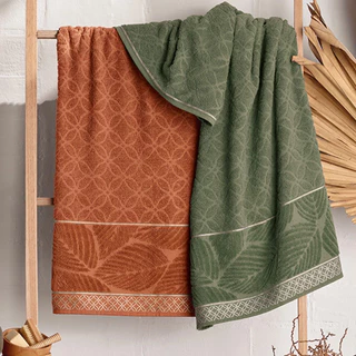 Jogo/Kit 2 Toalhas de Banho Nativa Macia Luxo Alta Absorção 100% Algodão Appel Premium Macia