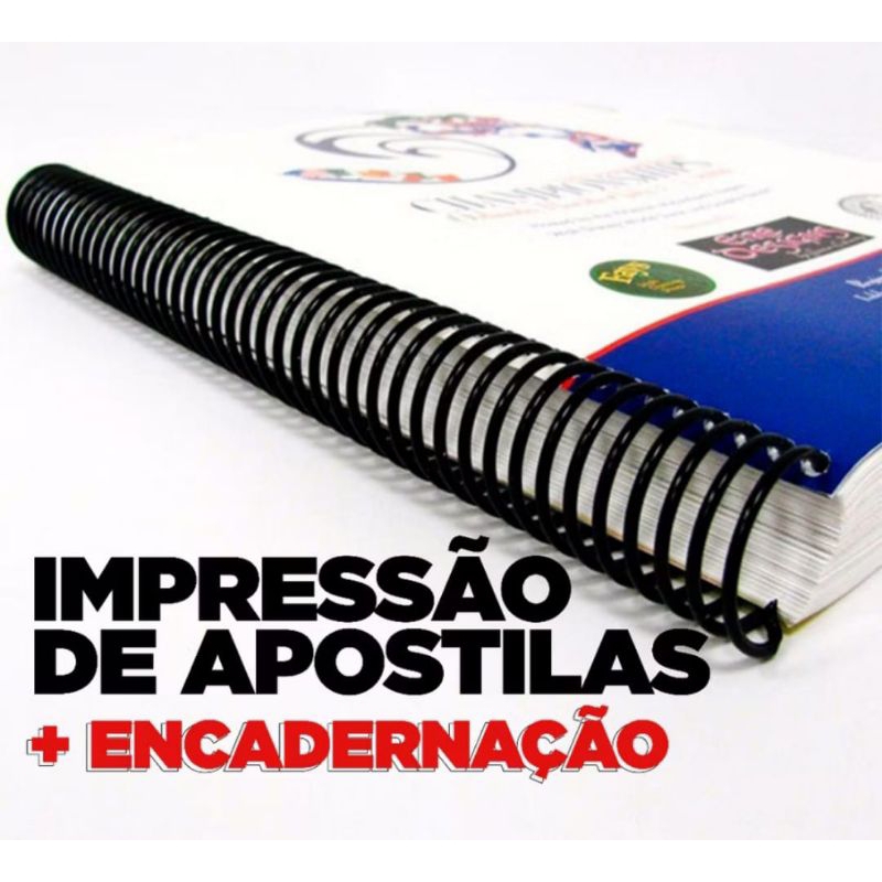 impressões de apostilas até 150 páginas frente e verso coloridas ...