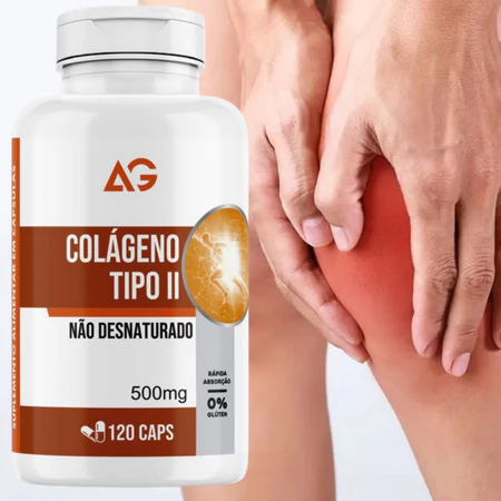 Colágeno Tipo 2 40mg 120 Cápsulas Original Premium