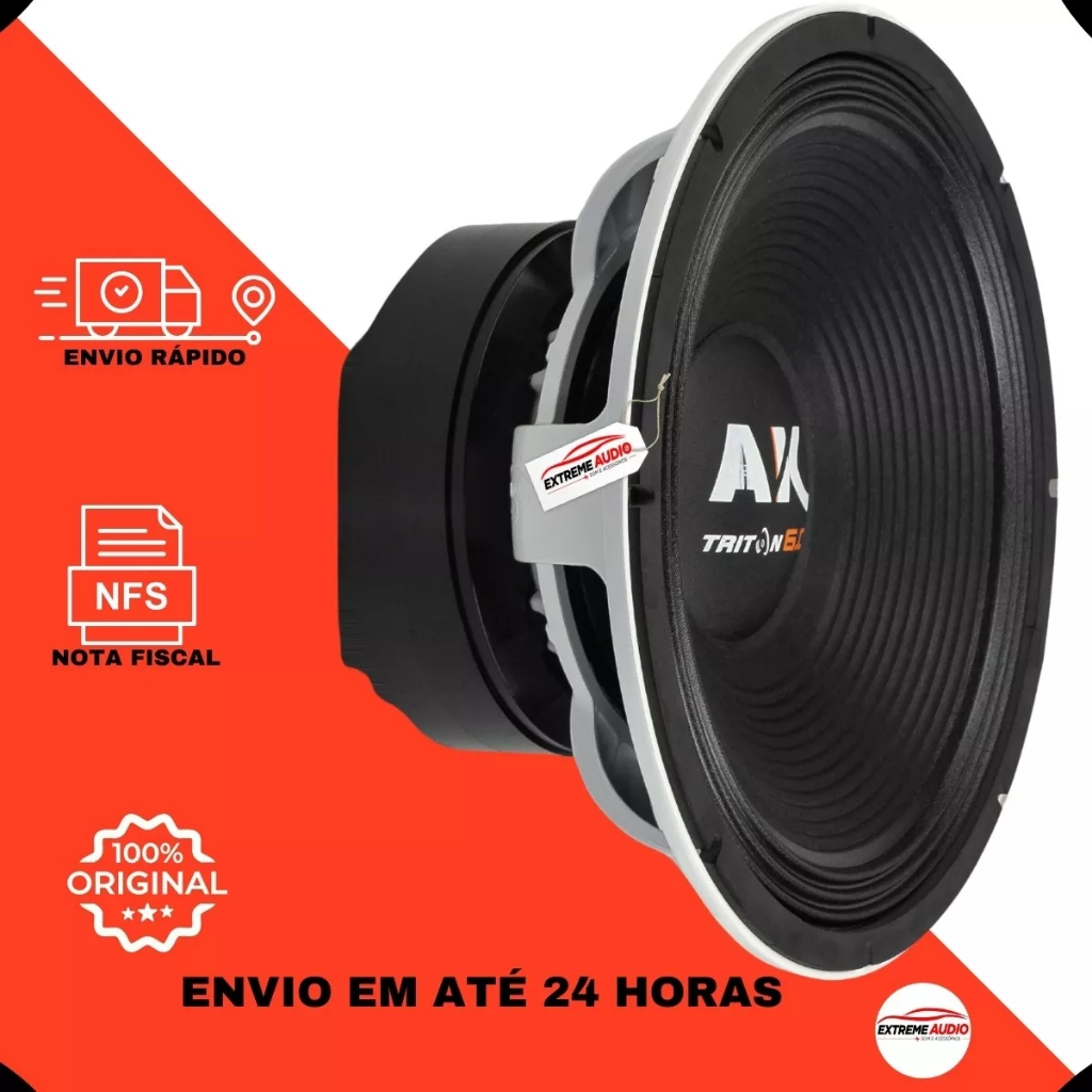 Alto Falante Triton Ak 6.0 15 Polegadas 3000w Rms 4 Ohms Branco