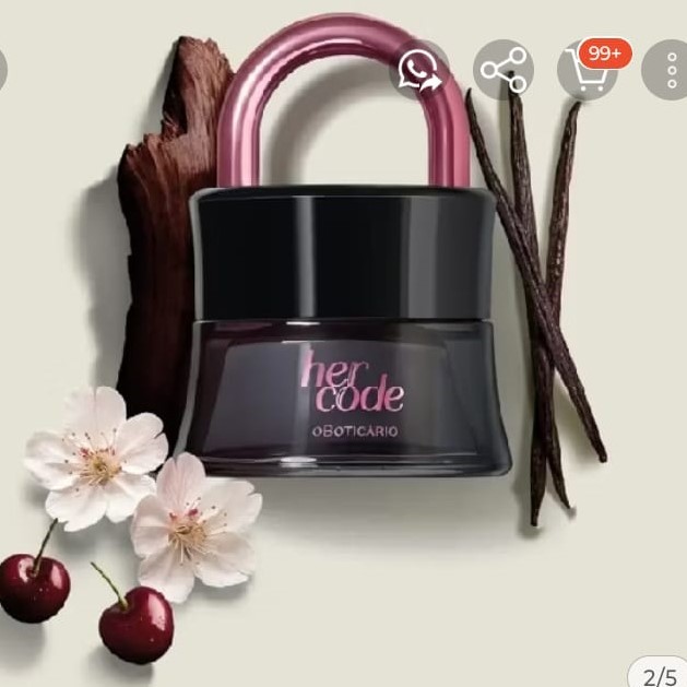Her Code Eau Deparfum Boticario 50ml | Shopee Brasil