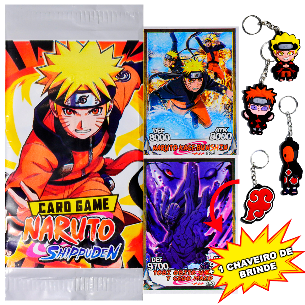 500 Cards Naruto em Promoção na Shopee Brasil 2026