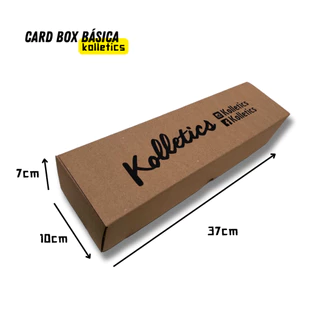 Card Box Kolletics Básica - Magic, Pokémon, Yu-Gi-Oh, One Piece - Caixa Organizadora de Cartas Tcg