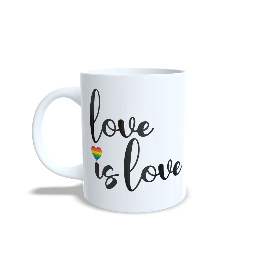 Pride Month LGBTQ Couple Love Is Love Personalized Acrylic Car Hanger Gift For Couple 06043099