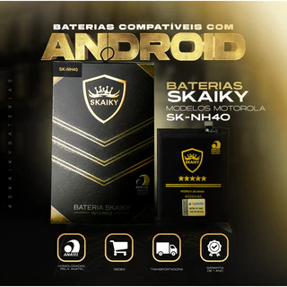 Bateria Oficial Skaiky NH40 Compativel Com Motorola E22