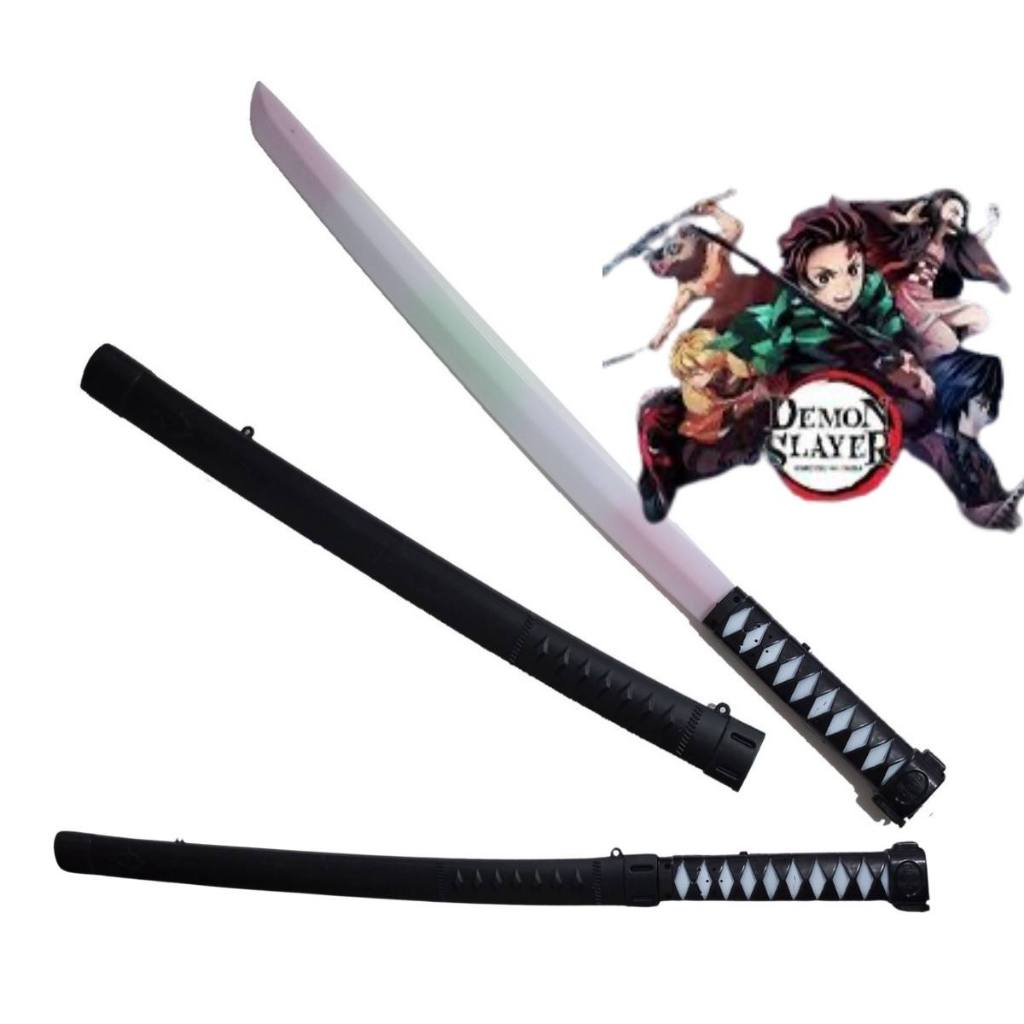 Espada Brinquedo Katana Demon Slayer Kimetsu no Yaiba Tanjiro Fantasia ...