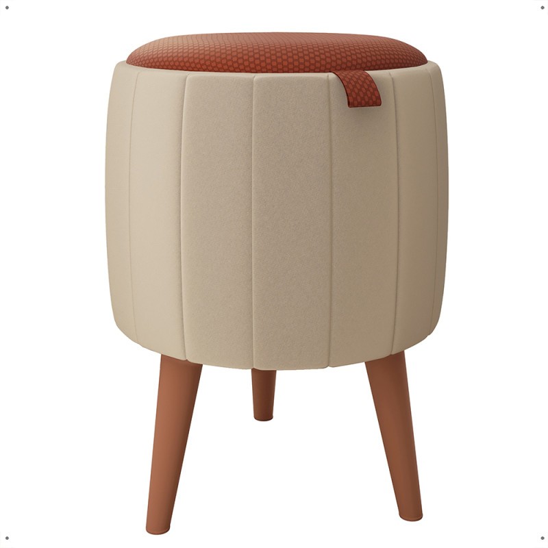 Puff gourmet Puffe moises Luxo banqueta para sentar banquinho Quarto ...