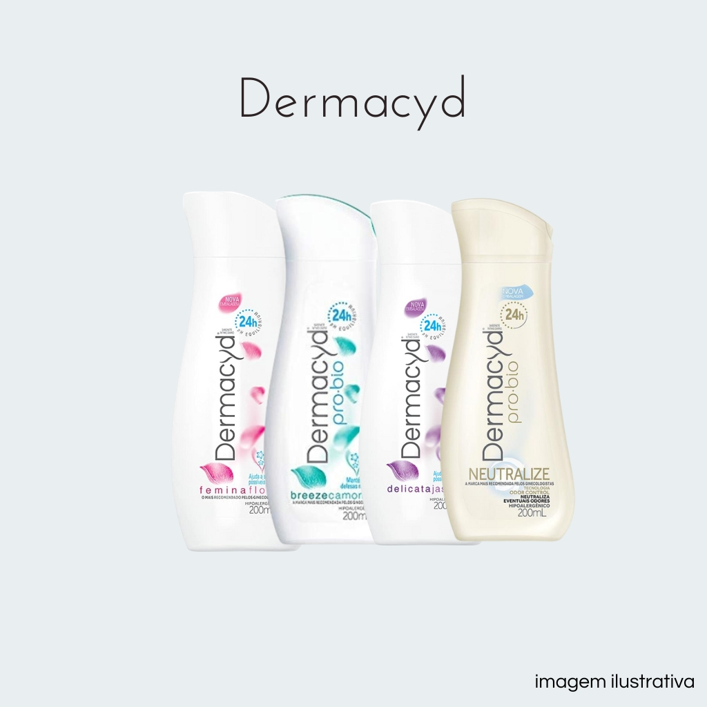 Dermacyd Sabonete Íntimo 200ml – Limpeza Suave pH Equilibrado | Shopee ...