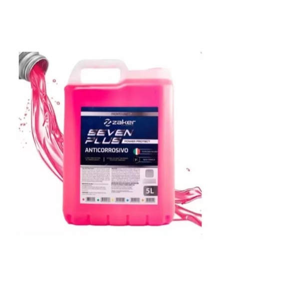 Aditivo Radiador Rosa Concentrado 5lts. Zaker Pronto P/uso | Shopee Brasil