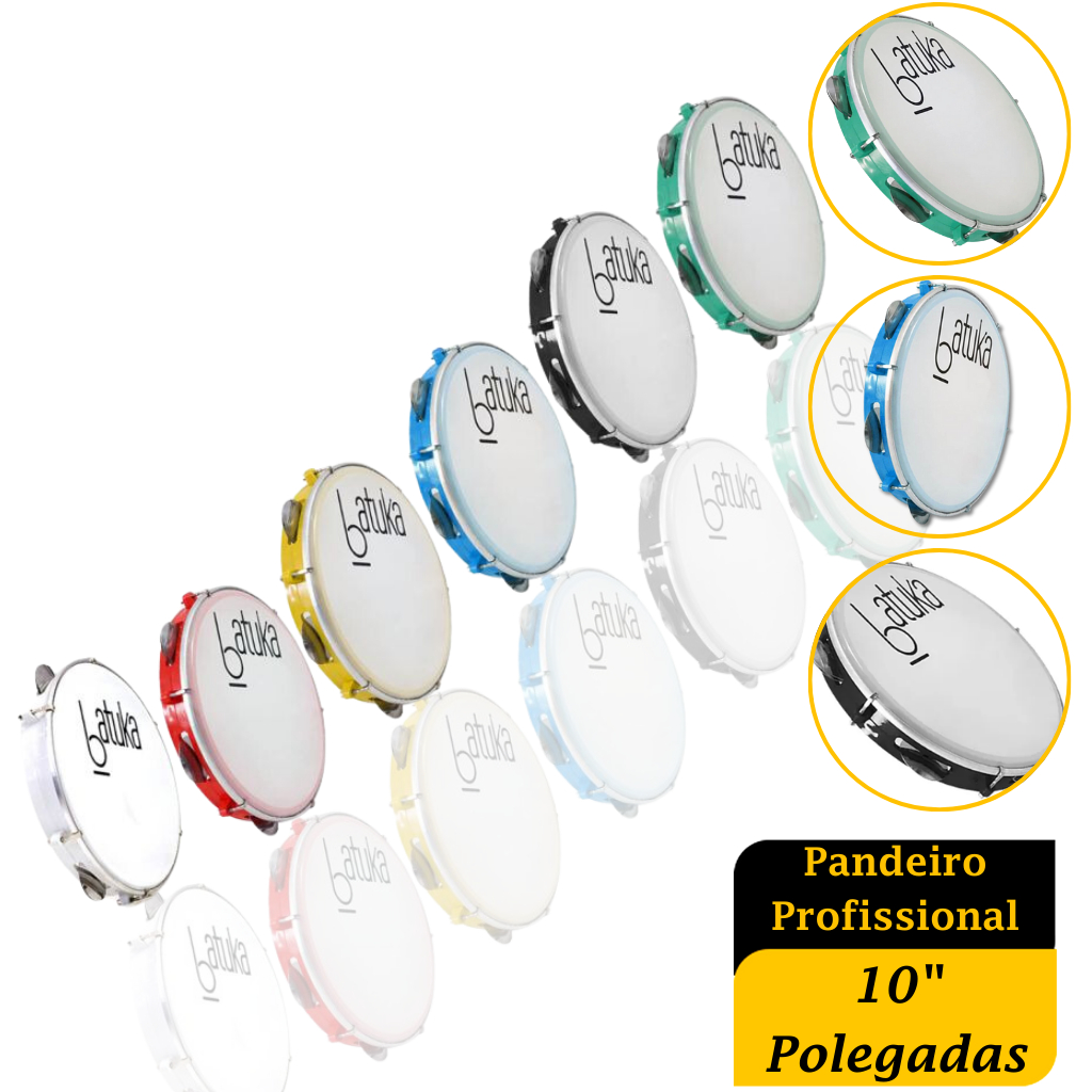 Pandeiro Batuka Profissional 10