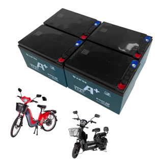 Kit de 4 Baterias para Bicicleta Elétrica 48V 12Ah WeHawk Souza Duos E Bike