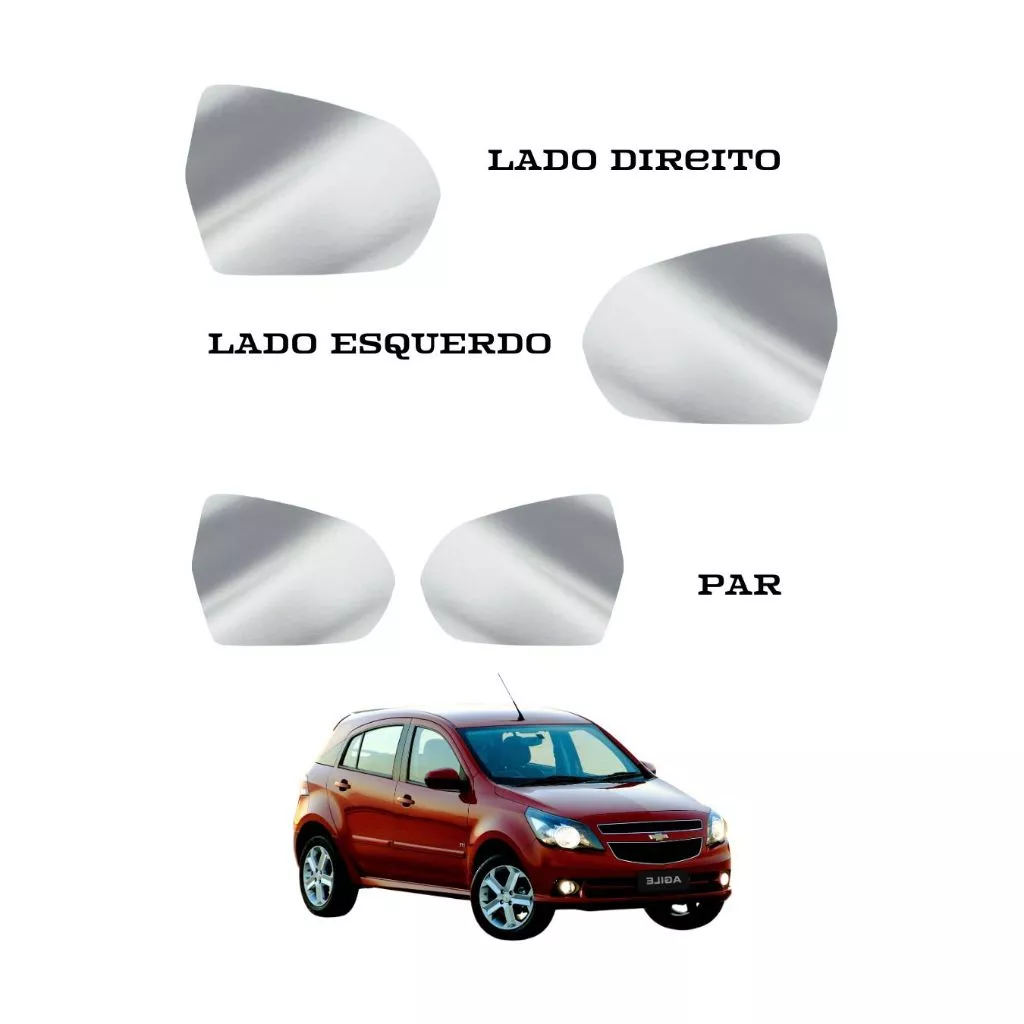 Lente Espelho Retrovisor Agile