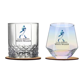 Copo Personalizado Whisky Johnnie Walker GAME OF THRONES 310ml + Base