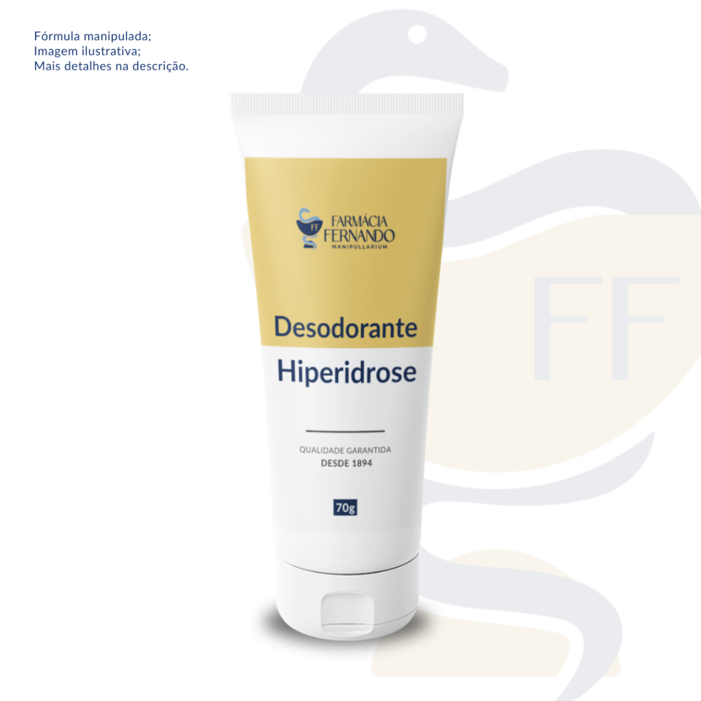 Desodorante Antitranspirante para Hiperidrose (SUOR EXCESSIVO) - Em ...