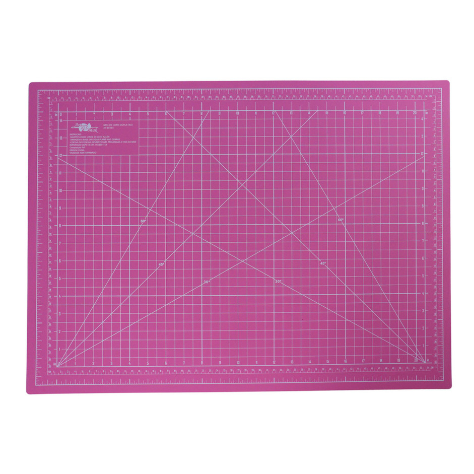 Base de Corte Artesanato Rosa Dupla Face A2 60x45cm | Shopee Brasil