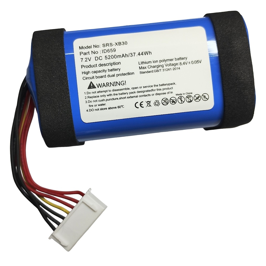 Para Sony Srs-xb30 Xb40 Xb41 Xb43 X30 Xb3 St-06s Id659 Caixa de Som Portatil