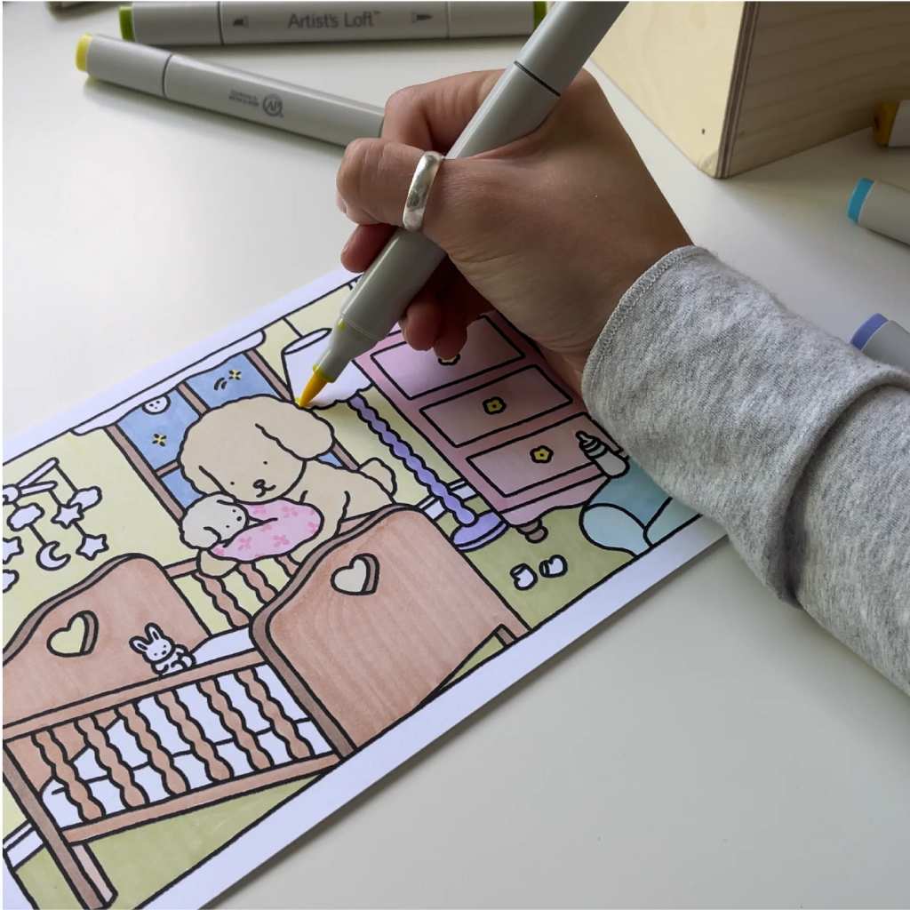 50 ou 100 Desenhos para Colorir Bobbie Goods - FOLHAS SOLTAS - Envio ...