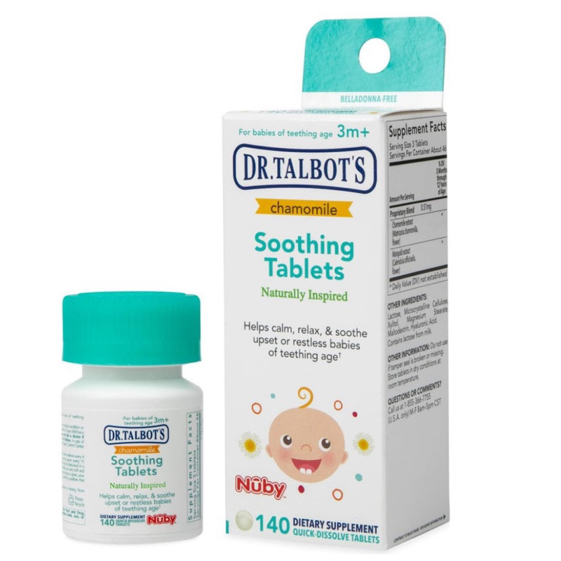 Dr. Talbot Dr. Talbot's Comprimidos De Camomila Para Bebe | Shopee Brasil