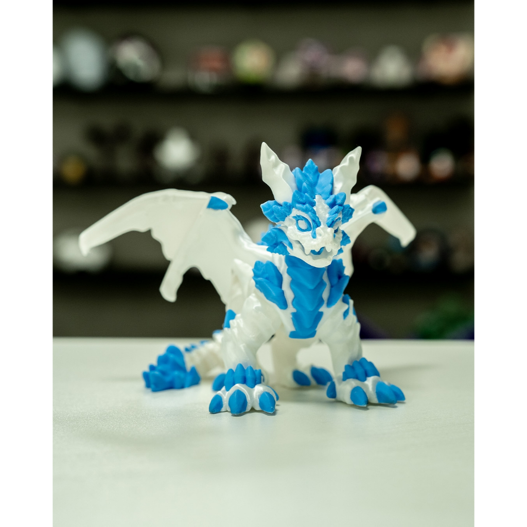 Dragão Gelado Articulado, Dragão de Gelo Articulado. Dragão de ...