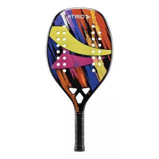 Raquete De Beach Tennis Fibra De Vidro Atrio - Es447 Cor Preto em Oferta na Shopee