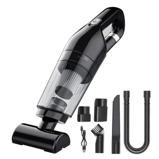 Mini Aspirador De Pó Portátil Carro Forte Automotivo Potente Sujeira Aspirado Recarregal Aspirar