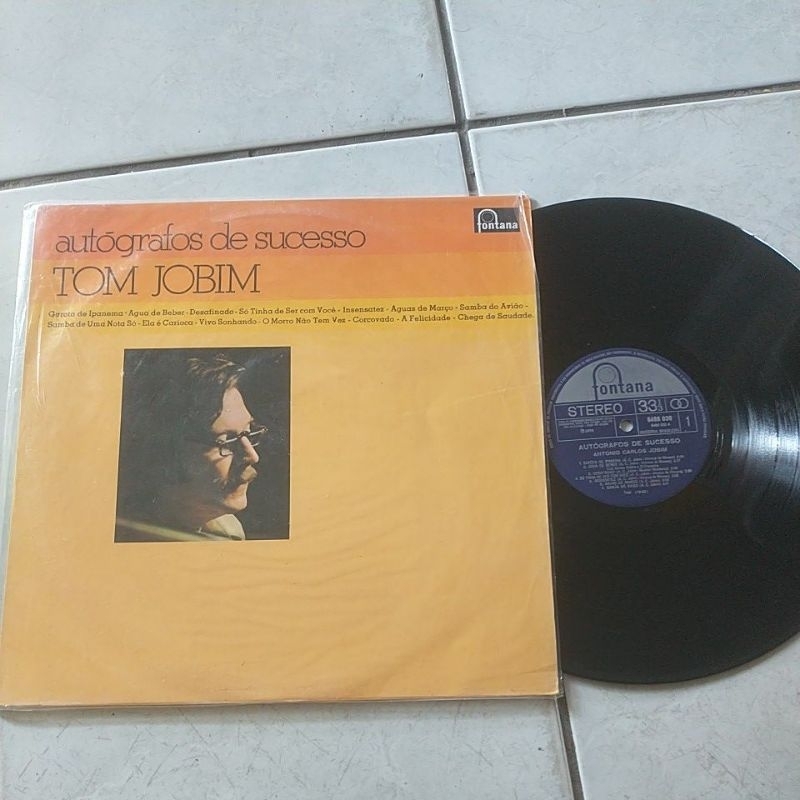 lp vinil. tom Jobim. autógrafos de sucesso | Shopee Brasil