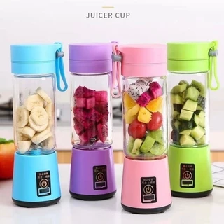 Mini Liquidificador Portátil Recarregável USB 6 Lâminas Copo Mixer Sucos e Vitaminas