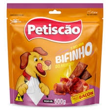 Bifinho Petiscão Tablete de Bacon 500gr para Cães em Oferta na Shopee