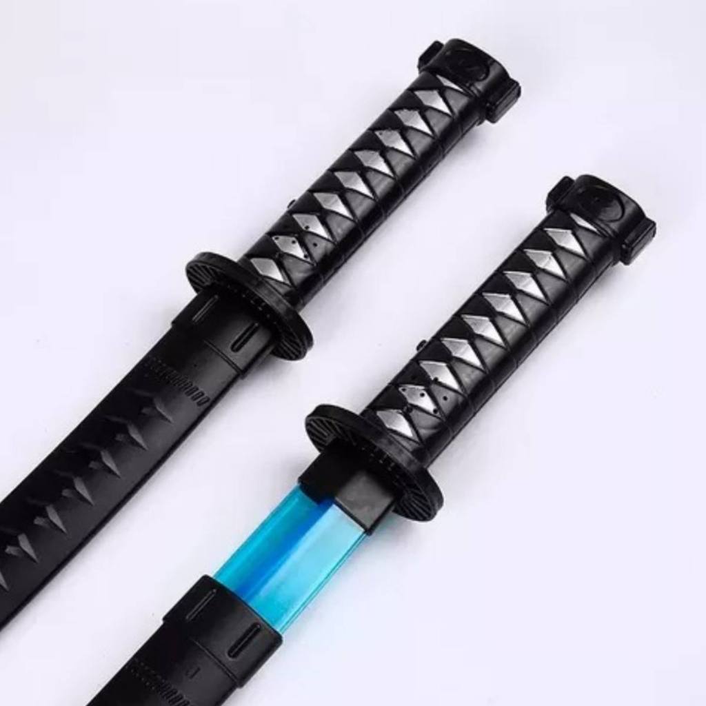 Espada Sasuke Naruto Brinquedo Ninja Samurai Com Som Luz Infantil
