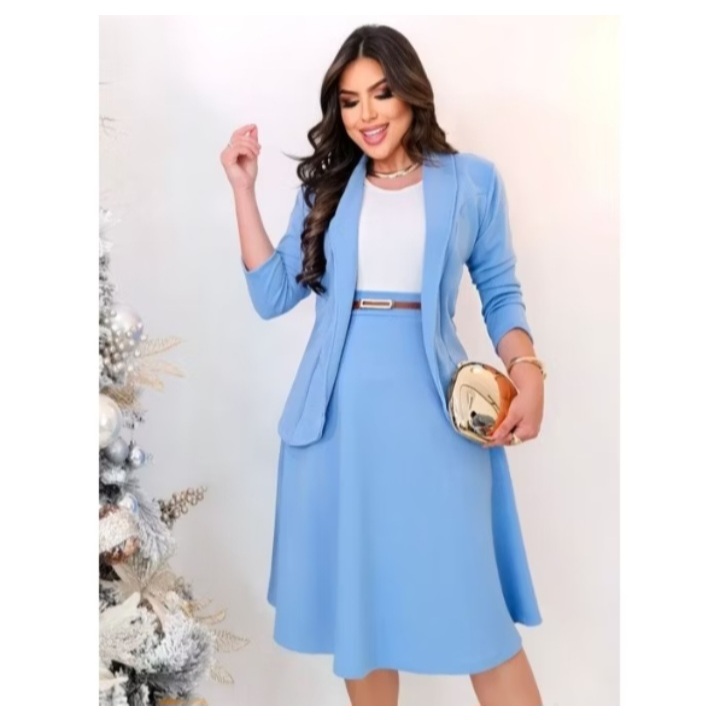 Saia Roupa Blazer 2019 Blazer Feminino Saia Conjunto De Roupa Para