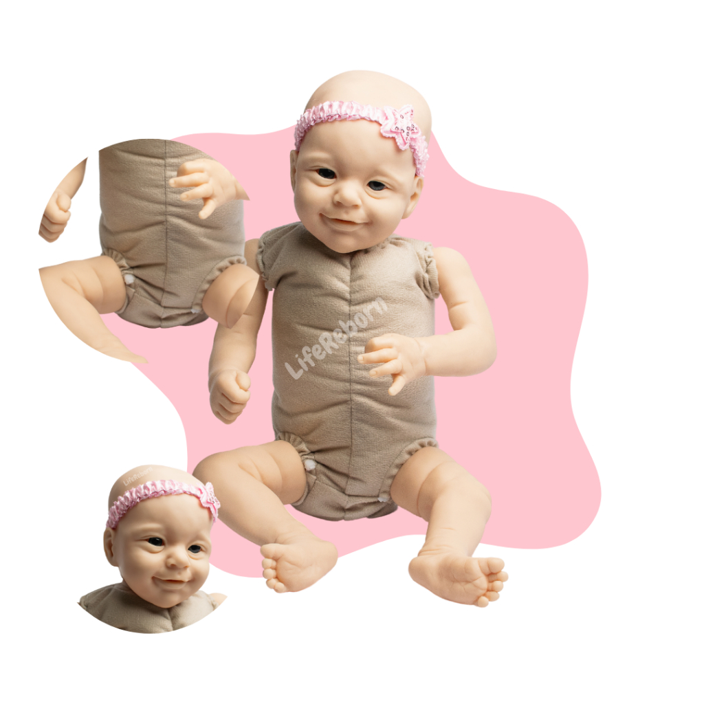 Kit Bebe Reborn Molde Sunny com Corpo de Tecido Shopee Brasil