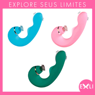 Vibrador Clitóris Ponto G 3 em 1 Vibrador Sugador Pulsador de Clitóres Sex Shop