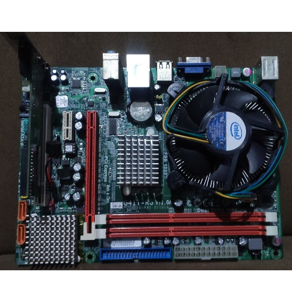 Kit Placa Mãe ECS G41T-R3 + Processador Intel DualCore E6700 LGA775 ...