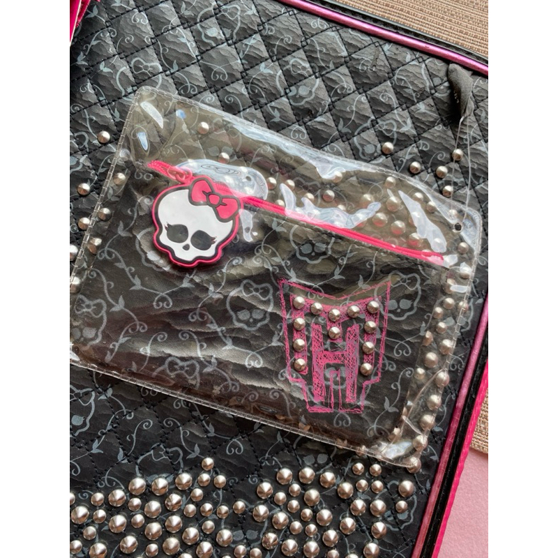 Fichário argolado de zíper Monster High - A4 ( Leia a descrição