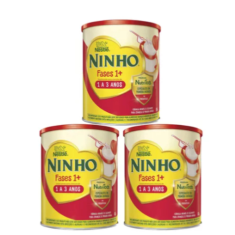 KIT 3 UNIDADES NINHO FASES 1+ 800 G