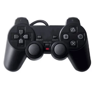 Controle para PS2 e PS1 com fio preto Analog Controller 2 Midle Nigth Black