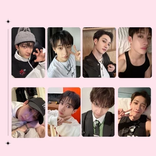8 photocards fanmade Bangchan Stray kids/frente e verso