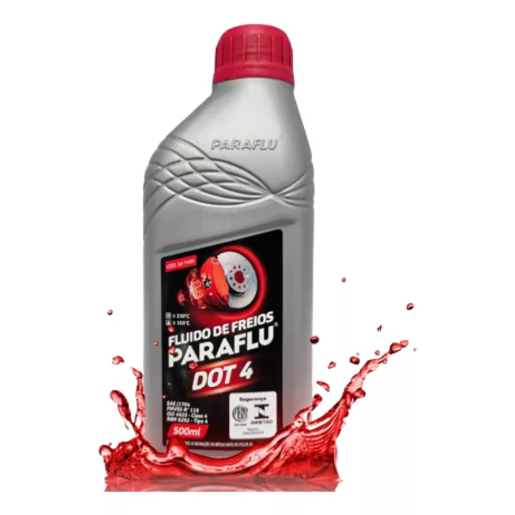 Fluido De Freio Dot 4 Vermelho 500ml - Paraflu | Shopee Brasil