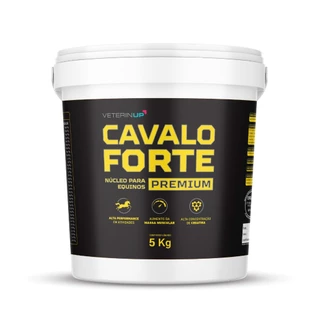 Cavalo Forte Premium 5kg - Ganho de Massa Muscular e Saúde Equina de Verdade Deixar Cavalo em Ordem