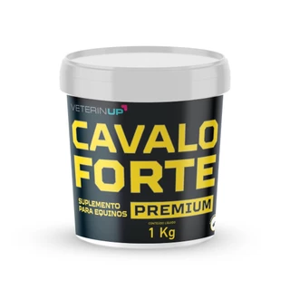 Cavalo Forte Premium 1kg - Suplemento p/ Engordar Aumentar Massa Muscular e Explosão Equina