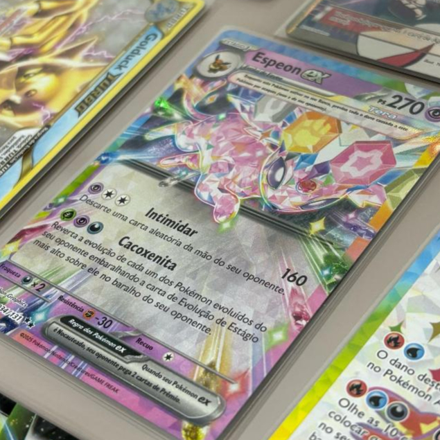 Ultra Rara Pokémon TCG Kit 100 Cartas/Cards Com Garantida Sem Repetidas ...