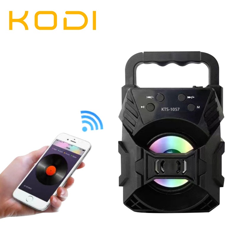 Caixa De Som Bluetooth Amplificada Portátil Fm Usb Mp3 Sd de 3” Som Alto de Qualidade potente -C4