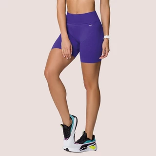 Shorts Selene Feminino Basico Sem Costura Canelado Fitness De Academia Sport