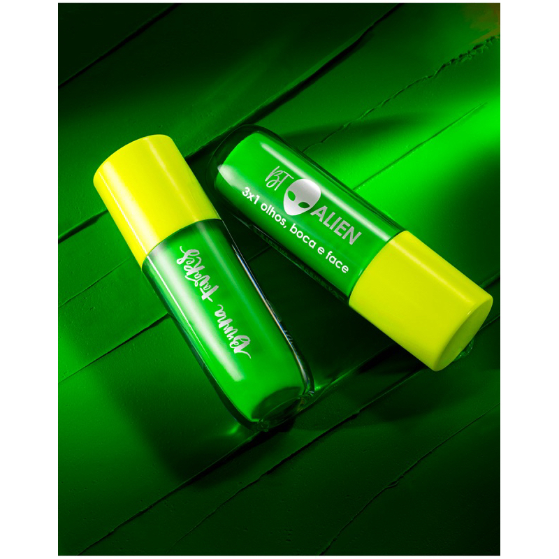 BT Alien Sombra Delineador 3x1 Green Neon BRUNA TAVARES | Shopee Brasil