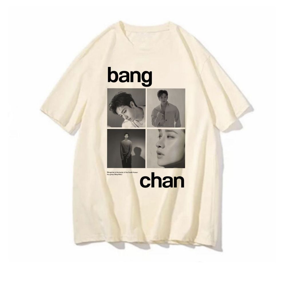Camiseta Bang Chan Stray Kids blusa feminina masculina unissex