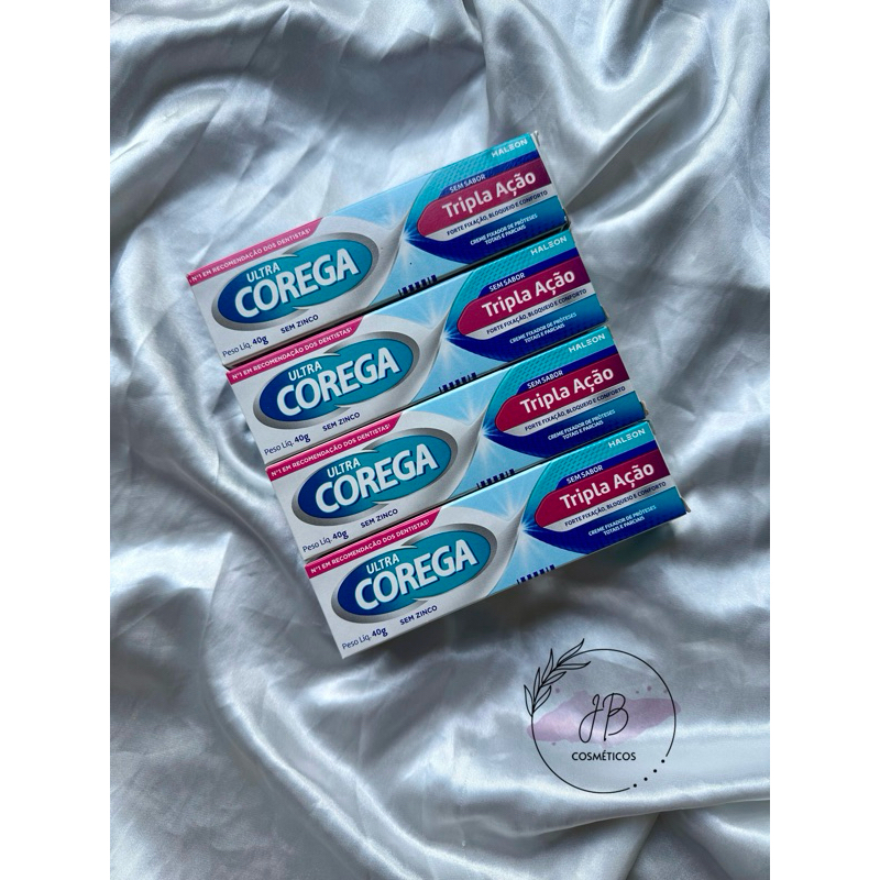 KIT C/4 ULTRA COREGA SEM SABOR 40G | Shopee Brasil