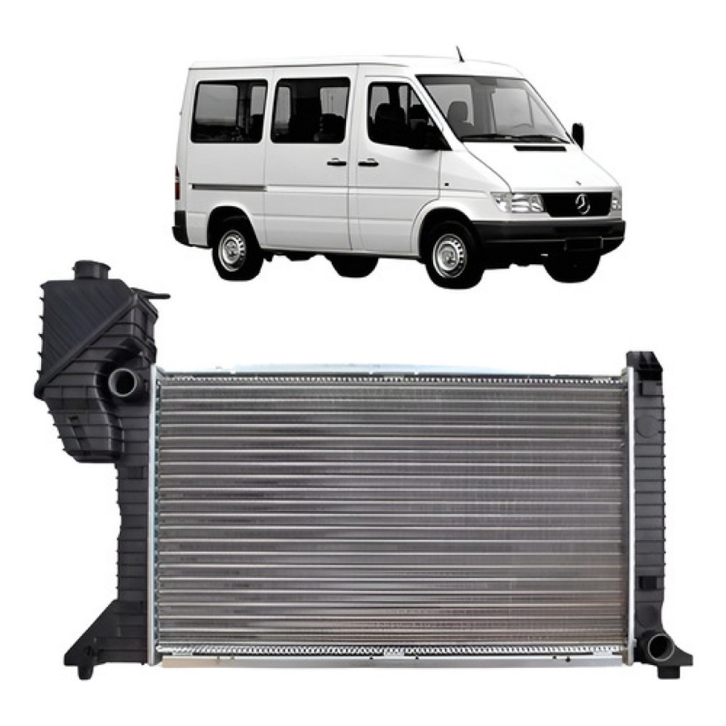 Radiador Sprinter 310/312 2.5 97 Até 2002 Bra. Com e Sem Ar - Manual ...