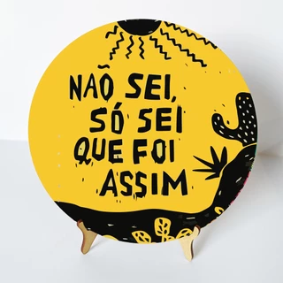 Enfeite Festa Junina, Decoração São João plaquinha de 20m com suporte